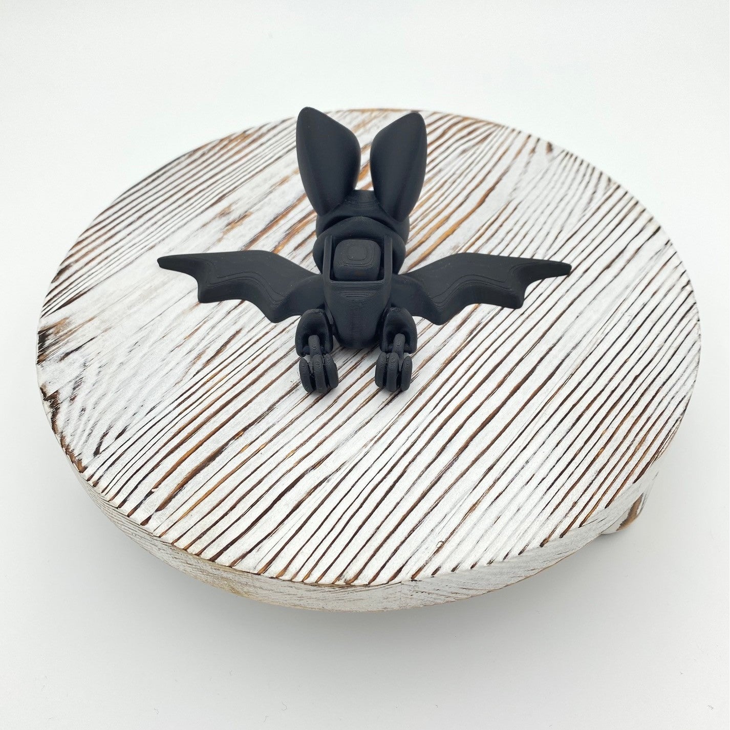 Articulated 3D Printed Glider Bat - Fidget Toy, Fantasy Desk Pet - Approx. 3.75" Long