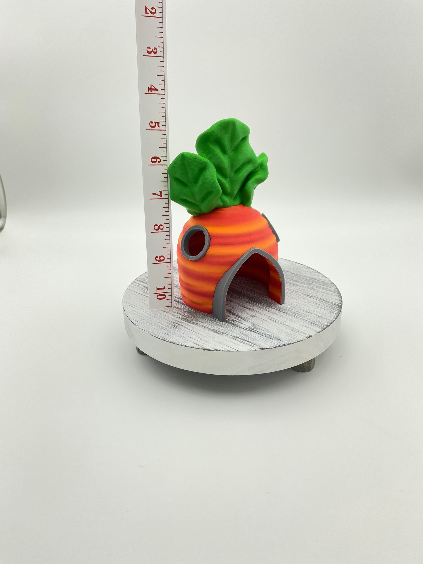 Carrot House - Enchanted Tiny Burrow for Your Beasts! 3.25" wide x 5.75 high