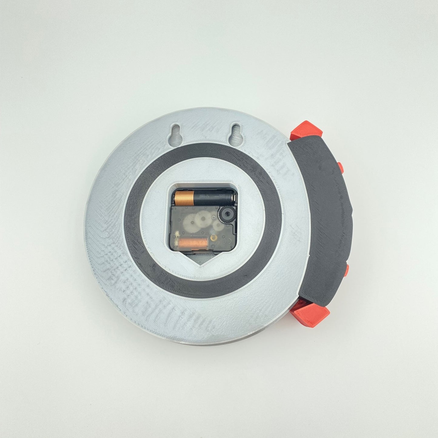 "Break Time" Clock - 3D Printed Brake Disc Wall Clock - Approx. 8.5" Wide