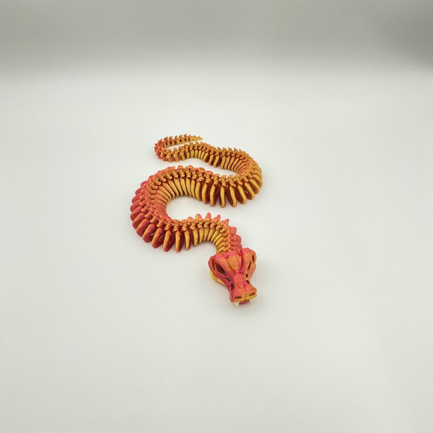 Skeletal Serpent – Articulated Flexi Snake - Approx. 22" Long