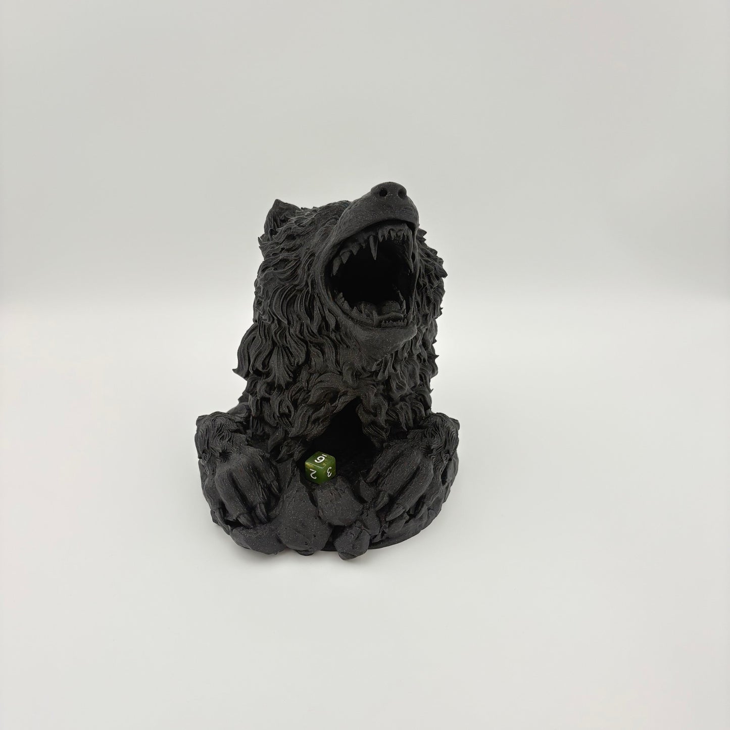 Wolf Bite Dice Tower - Howl of the Wild - RPG, Tabletop Gaming - Approx. 9" x 7.5" x 8.5