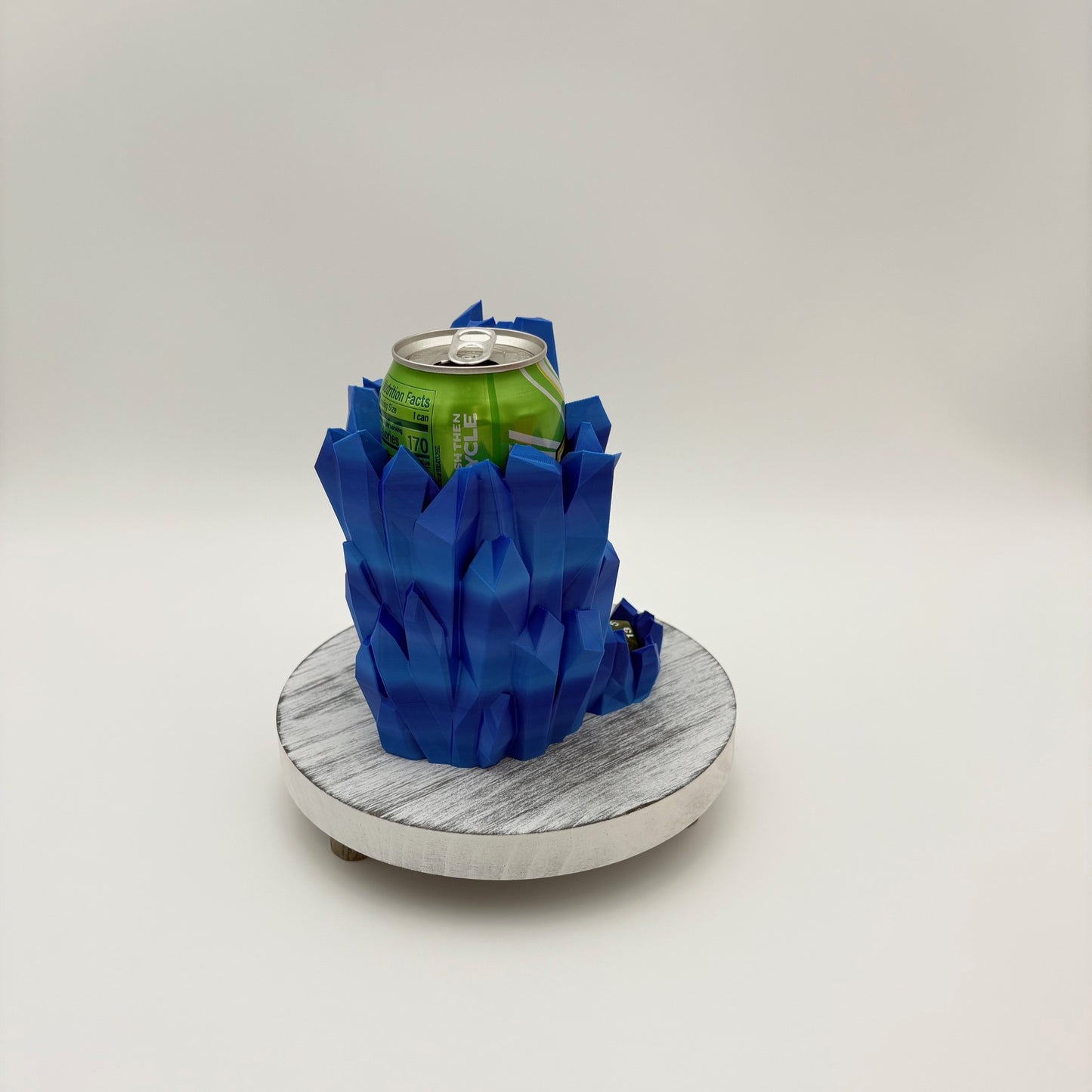 Frostbite Shard Can Holder & Dice Tower - Dual Purpose Dragon Artifact for TTRPG & Soda Defense! - Approx. 5.5" x 4.5" x 6"