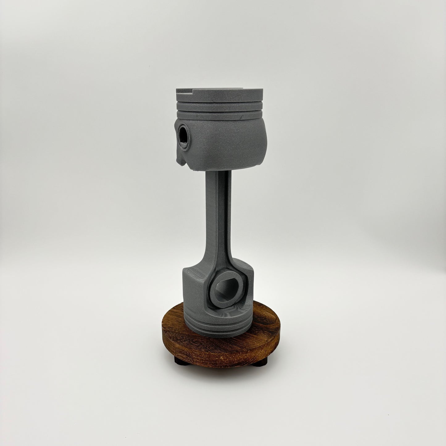 Piston Reaper Headphone Holder - Skull & Engine-Inspired - Approx. 3.5" x 3.5" x 11"