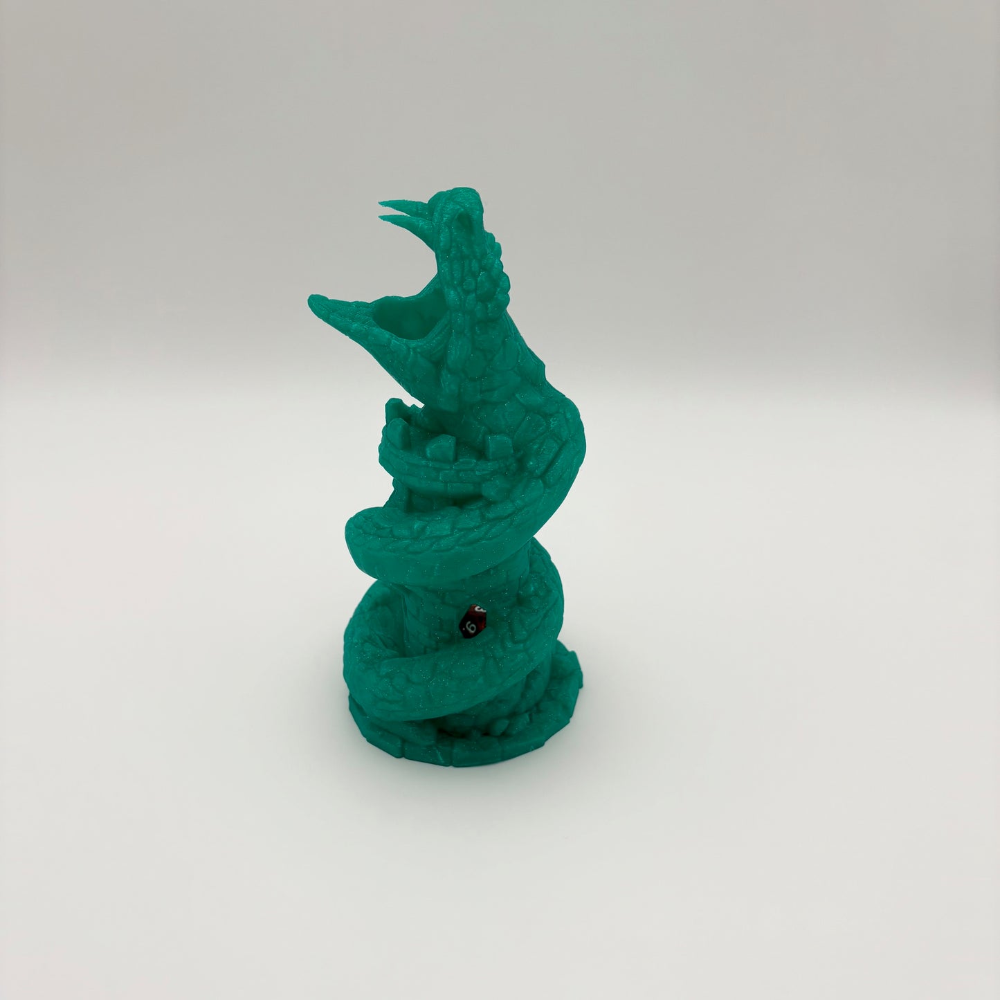 Basilisk Dice Tower - Unique 3D Printed for DnD, RPG, Tabletop Gaming -Approx. 8.5" Tall