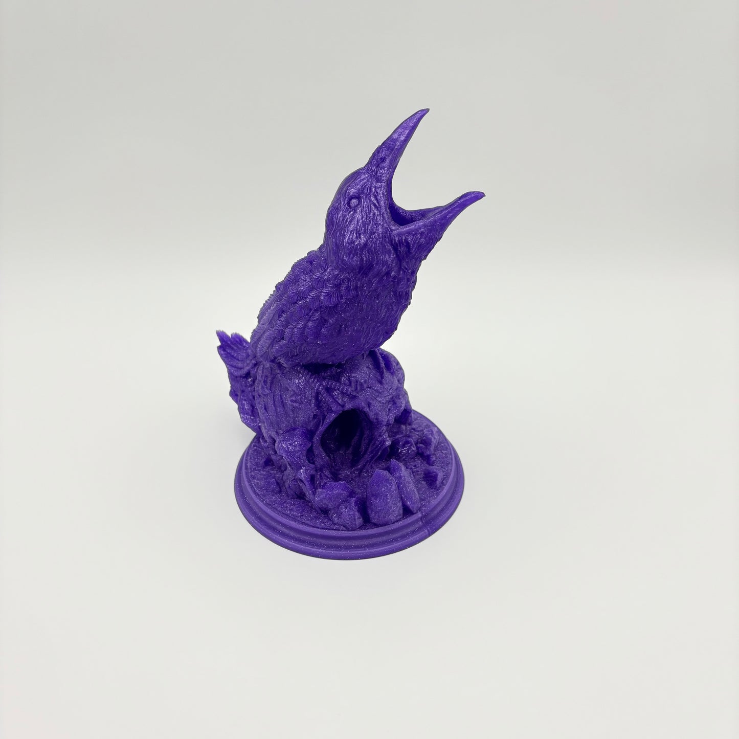 Raven's Feast Dice Tower – Embrace the Shadows of Fate! Fantacy Dice Rolling Tower Tray - Approx. 8.5" Tall