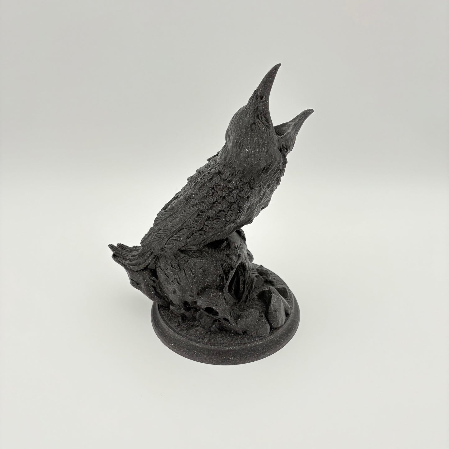 Raven's Feast Dice Tower – Embrace the Shadows of Fate! Fantacy Dice Rolling Tower Tray - Approx. 8.5" Tall