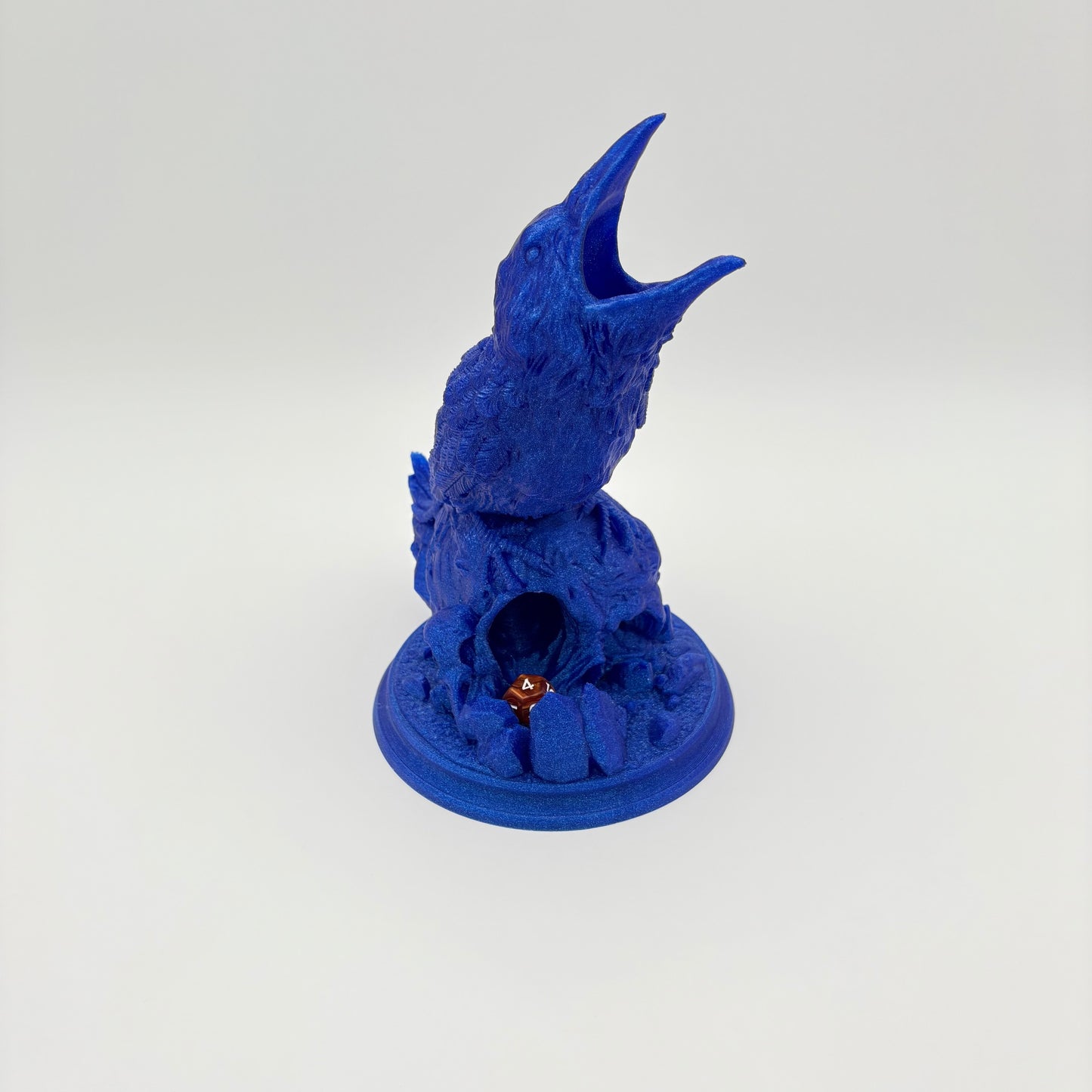 Raven's Feast Dice Tower – Embrace the Shadows of Fate! Fantacy Dice Rolling Tower Tray - Approx. 8.5" Tall