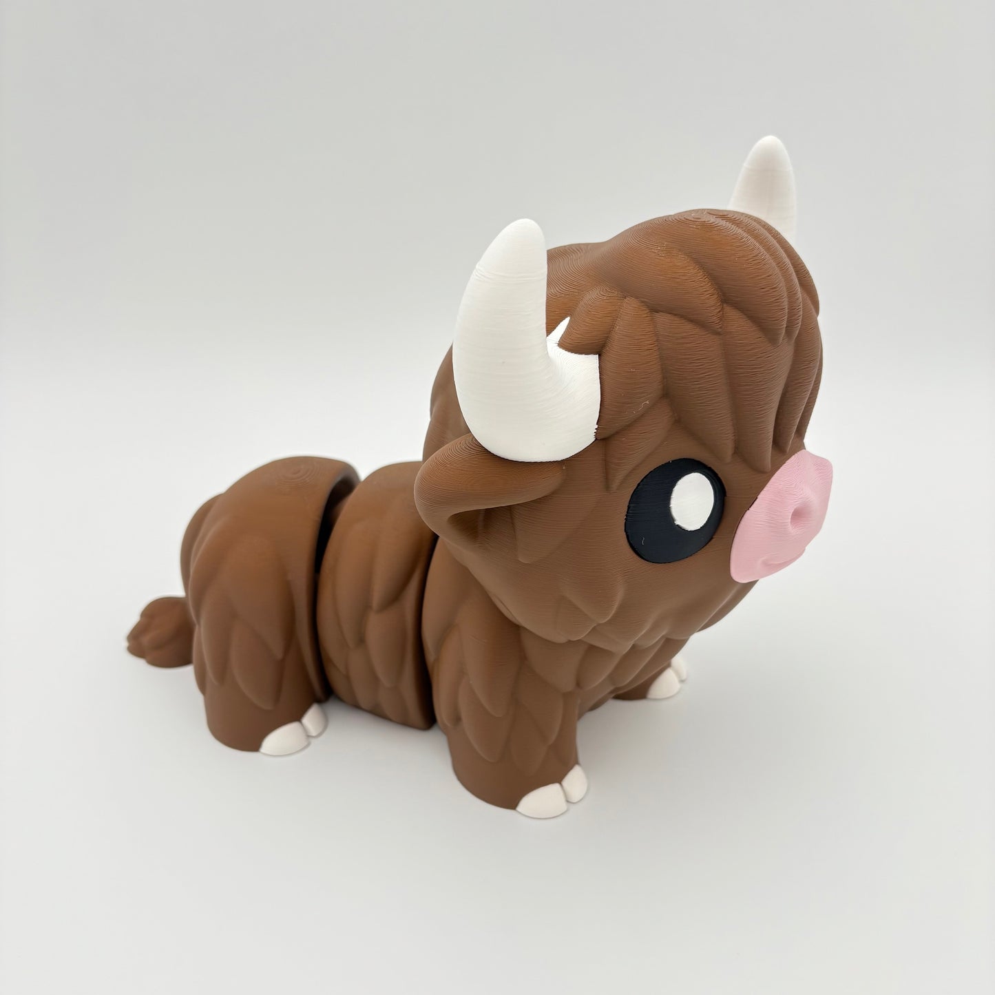 Flexi Highland Cow - 3D Printed Articulated & Adorably Moo-ving