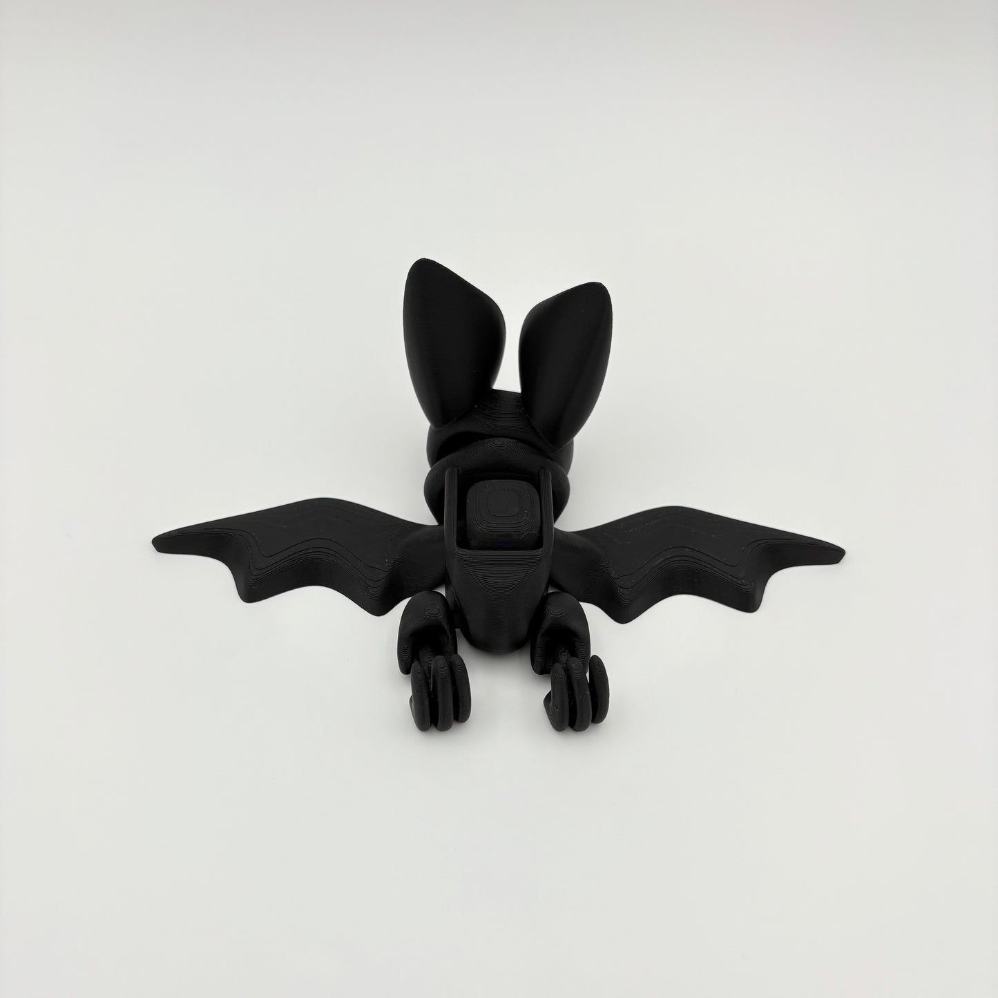 Articulated 3D Printed Glider Bat - Fidget Toy, Fantasy Desk Pet - Approx. 3.75" Long