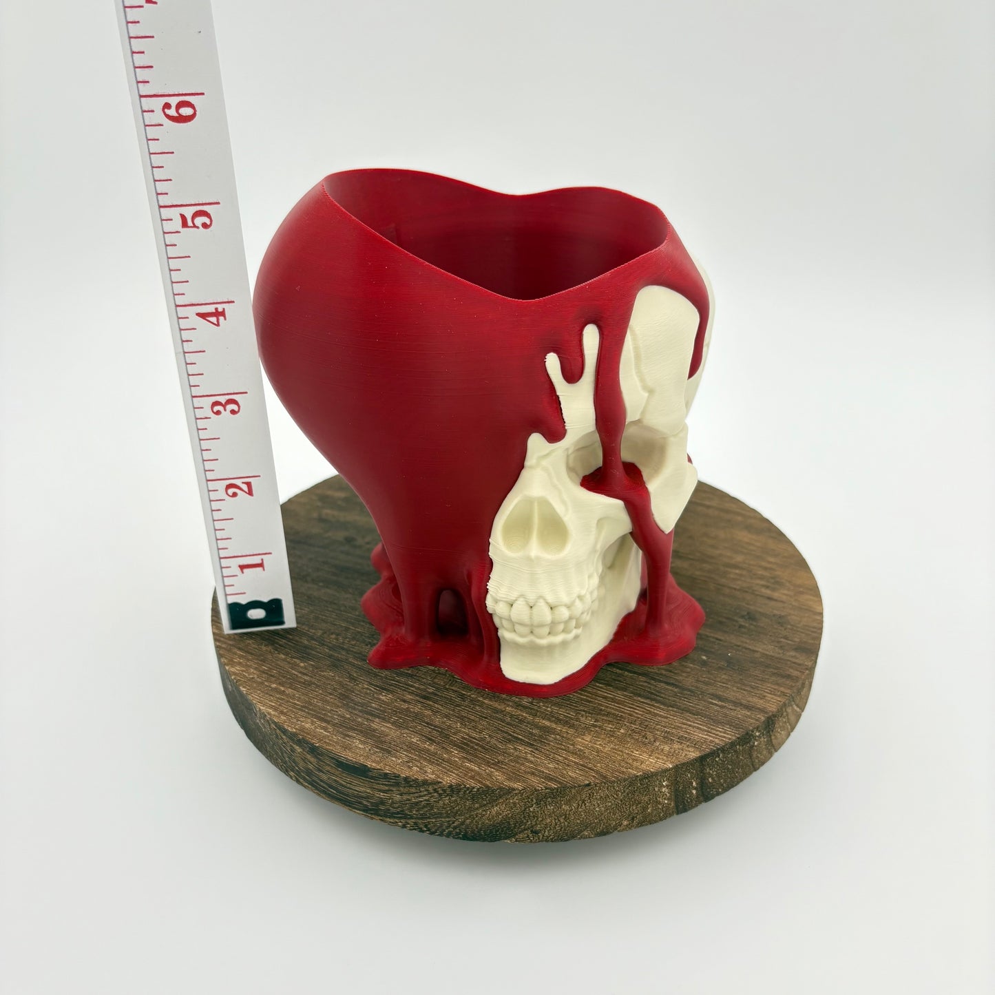 Love Decay Gothic Heart Container - 3D Printed Gothic Romance for Crystals, Candy or Keys