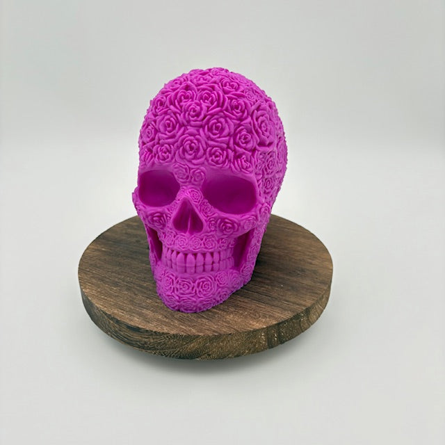 Bloom of Doom Skull – Spooky Gothic Rose Flower Decor