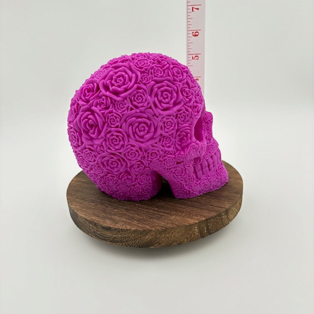 Bloom of Doom Skull – Spooky Gothic Rose Flower Decor