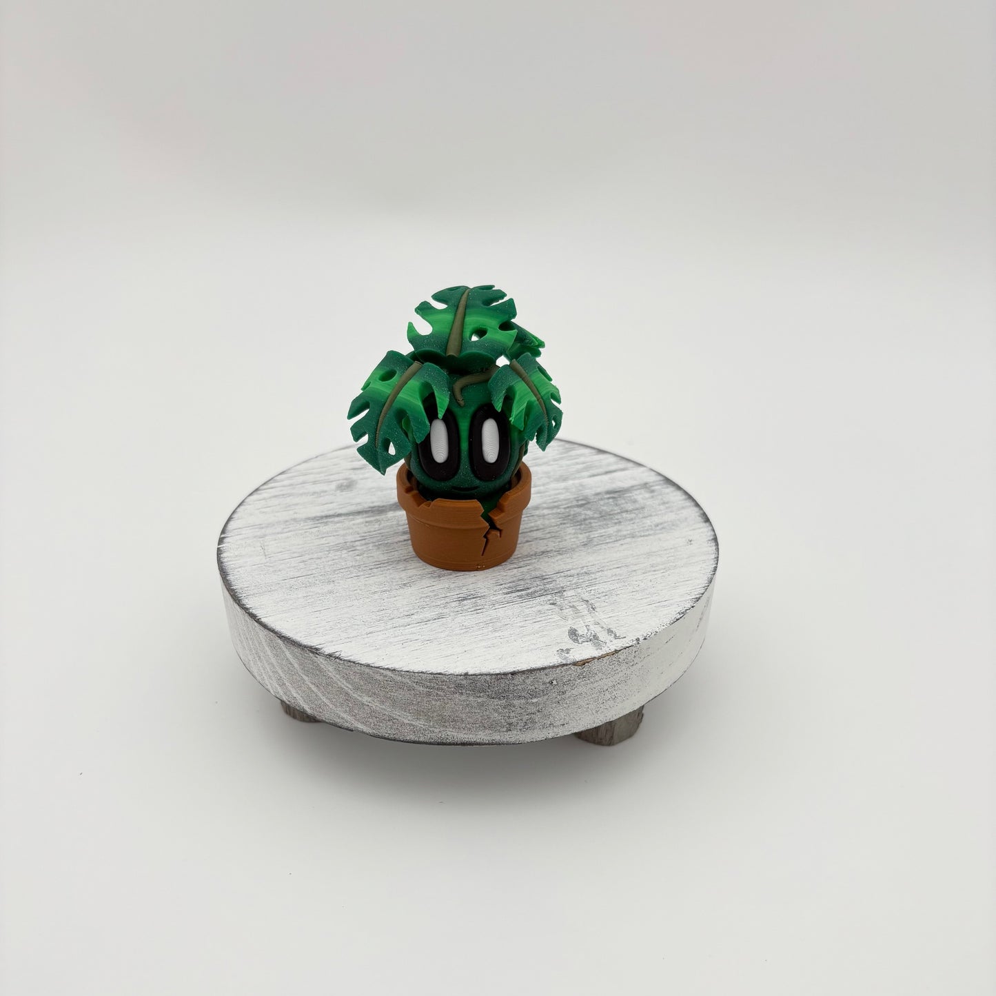 Mini Plant Collectibles - Cute 3D Printed Desk Plants | Monstera, Ivy, Succulent, Snake, Prickly Pear Collectible Decor