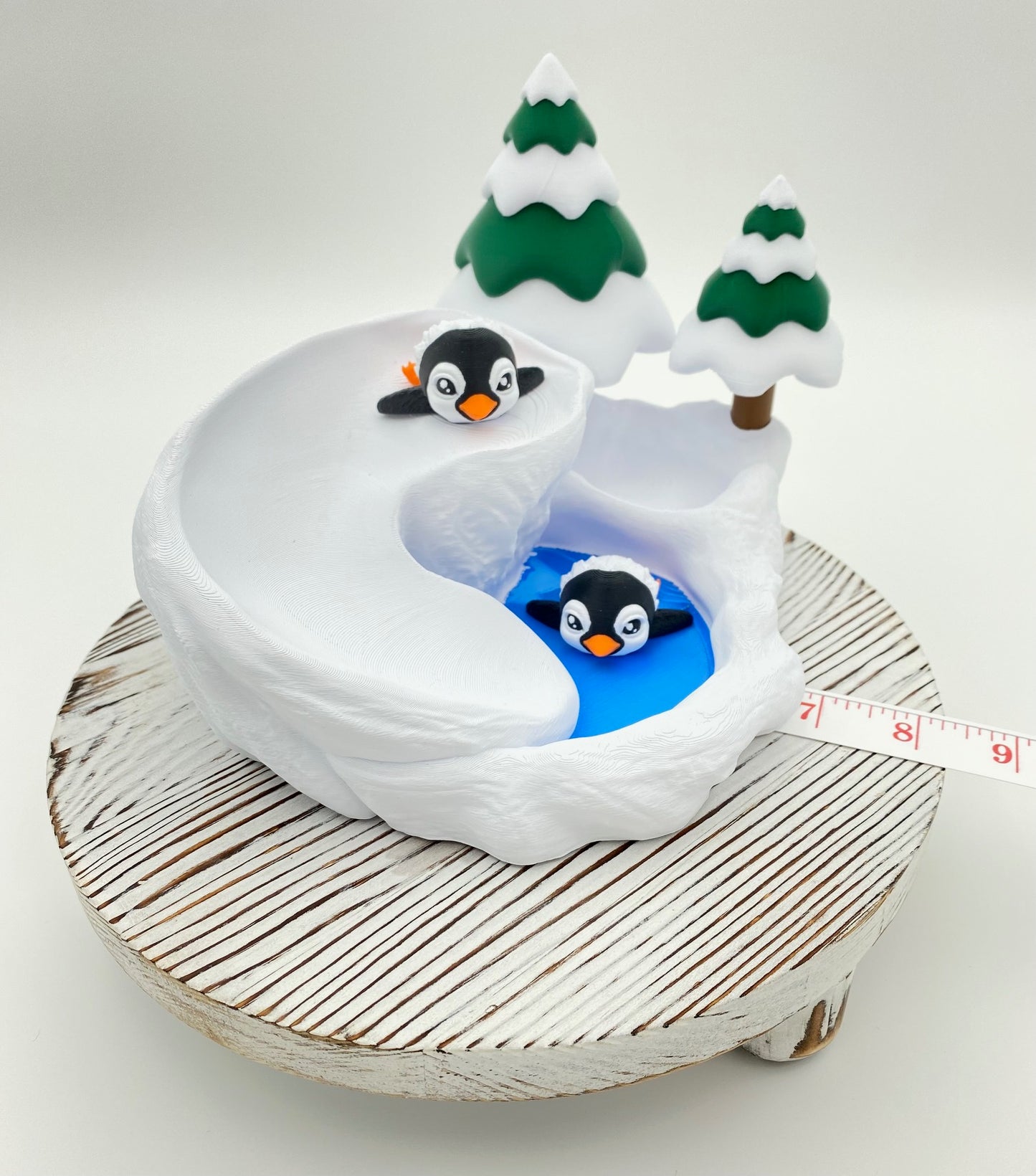 Penguin Ice Slide Set, Winter Village Accessory