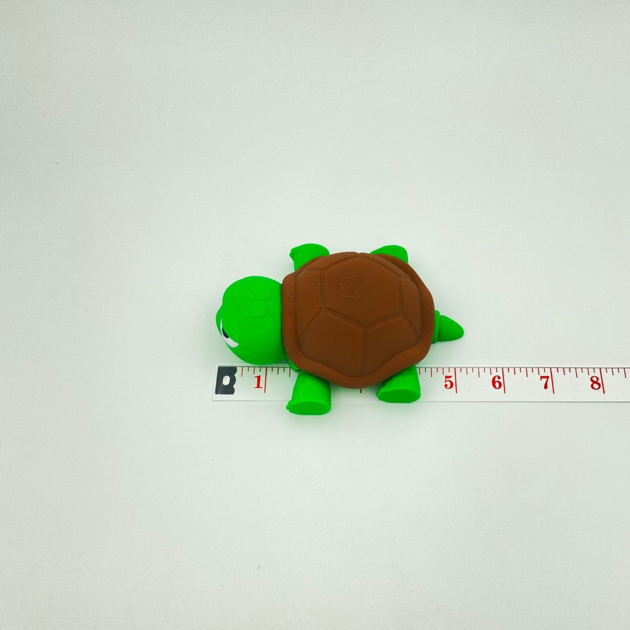 Twin Turtles of Emotion – Surprised & Unimpressed Companions - Articulated Flexi -Approx. 5" Long