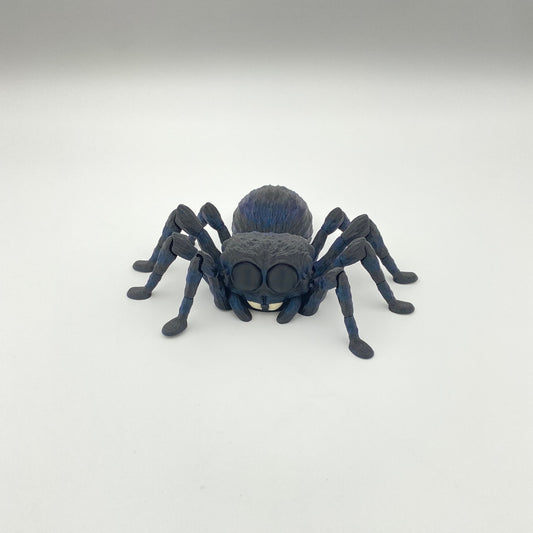 Enchanted Itsi Bitsie Spider - Articulated 3D Printed Crawler - Approx. 6.5"Long x 8.25" Leg Span Wide X  1.75" High