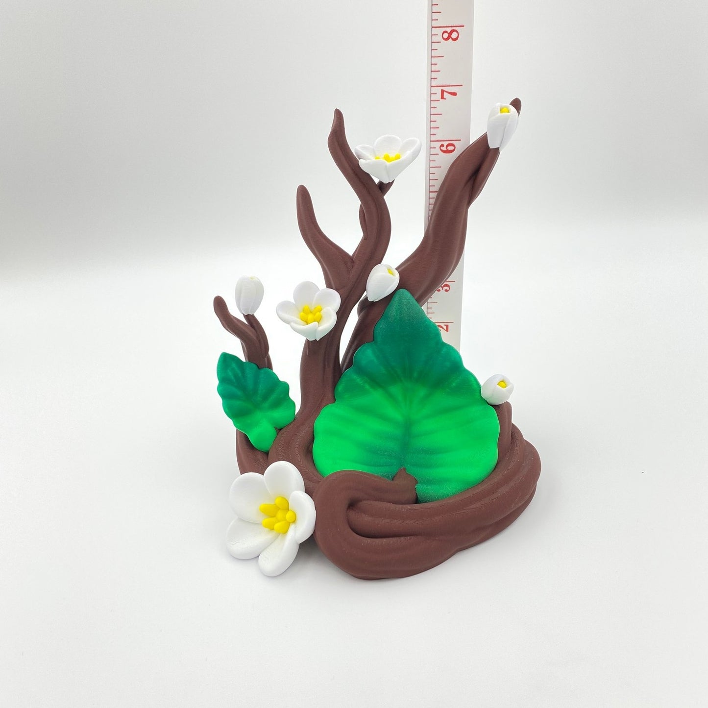 Nature Base Large - Puffling Perch or Trinket Ring Tray - Approx. 6.75" Tall