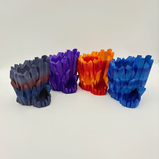 Frostbite Shard Can Holder & Dice Tower - Dual Purpose Dragon Artifact for TTRPG & Soda Defense! - Approx. 5.5" x 4.5" x 6"