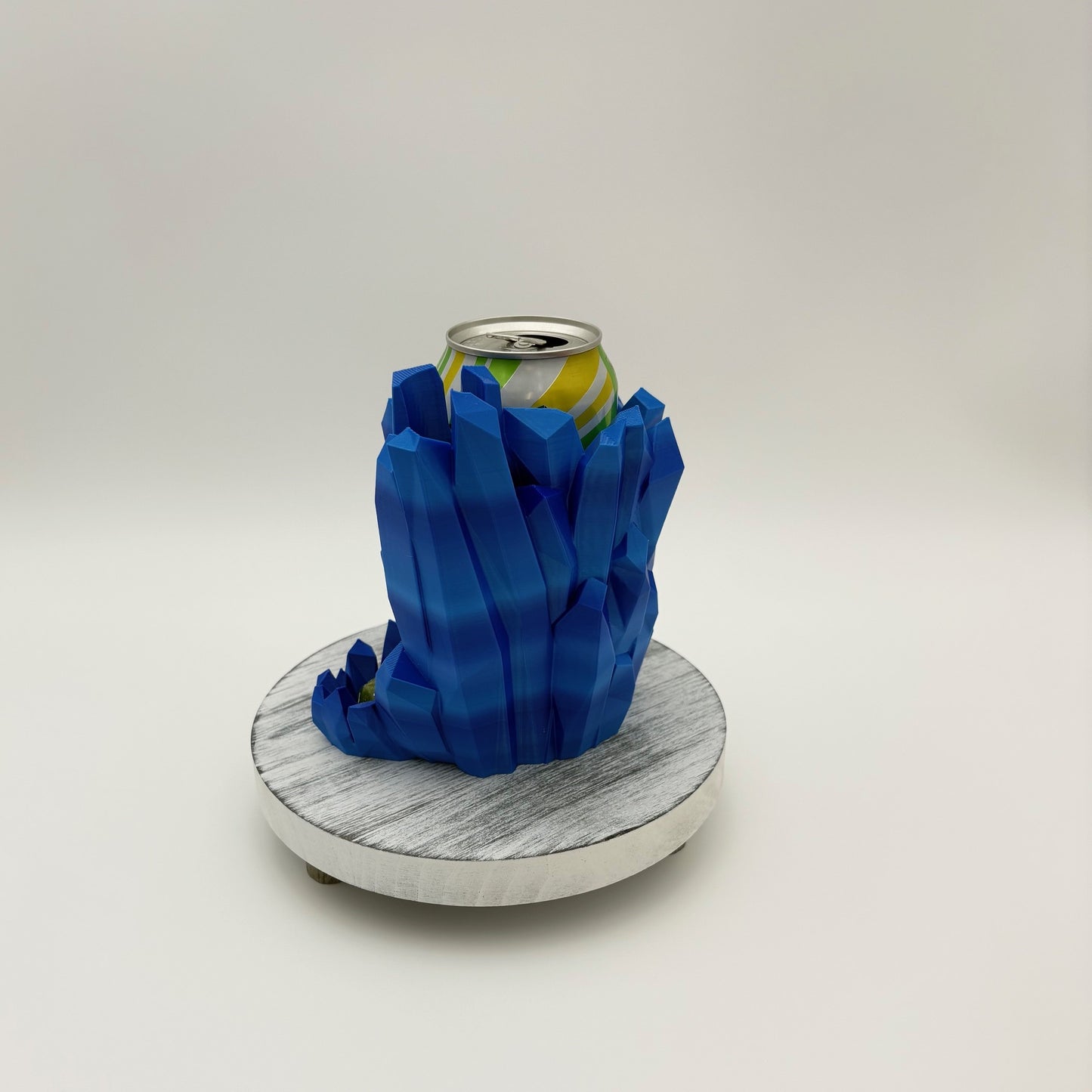 Frostbite Shard Can Holder & Dice Tower - Dual Purpose Dragon Artifact for TTRPG & Soda Defense! - Approx. 5.5" x 4.5" x 6"