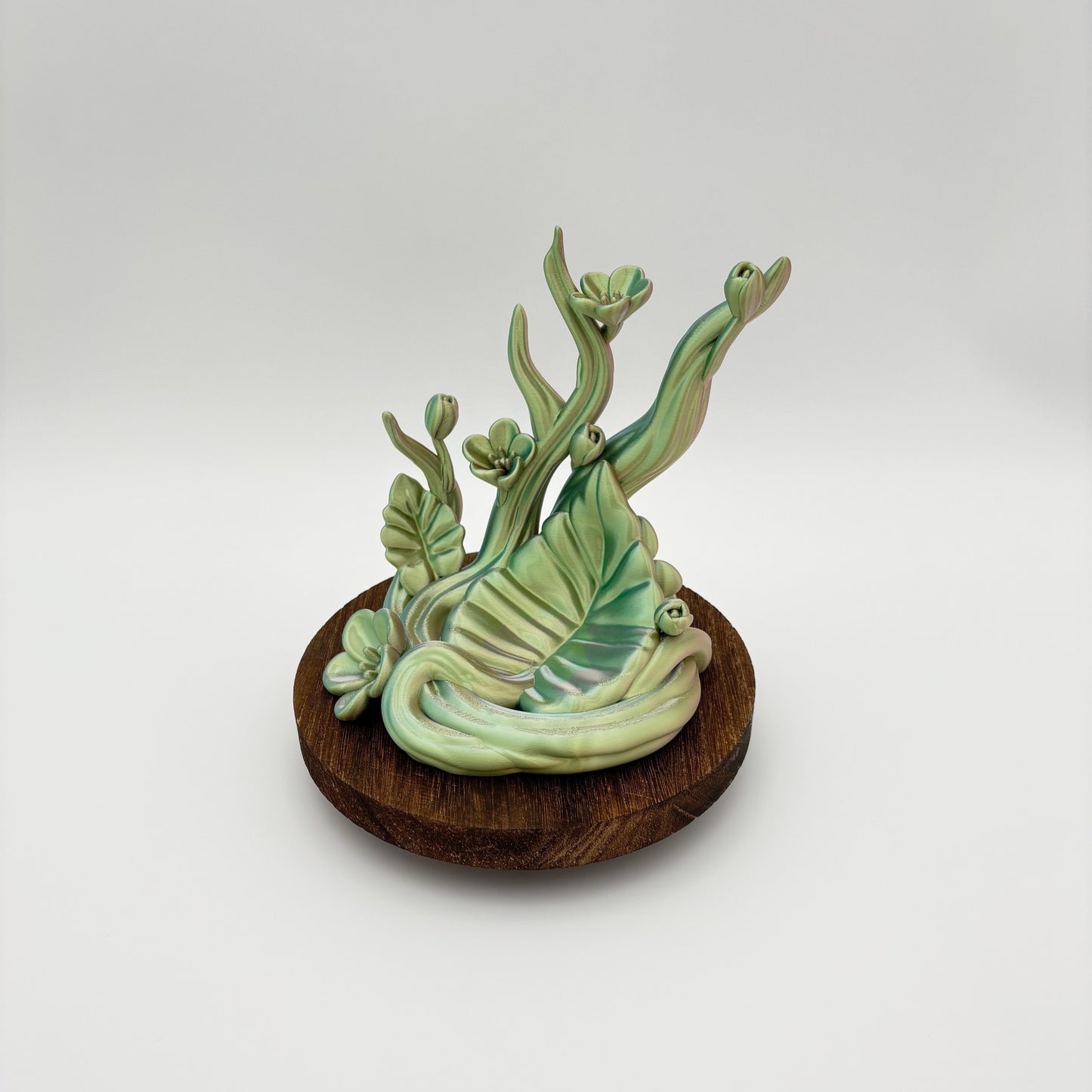 Nature Base Medium - Puffling Perch or Trinket Ring Tray - Approx. 5" Tall