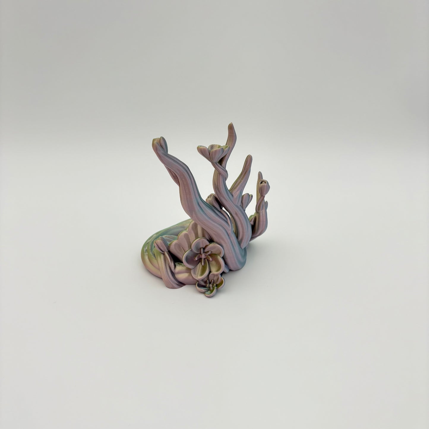 Nature Base Medium - Puffling Perch or Trinket Ring Tray - Approx. 5" Tall
