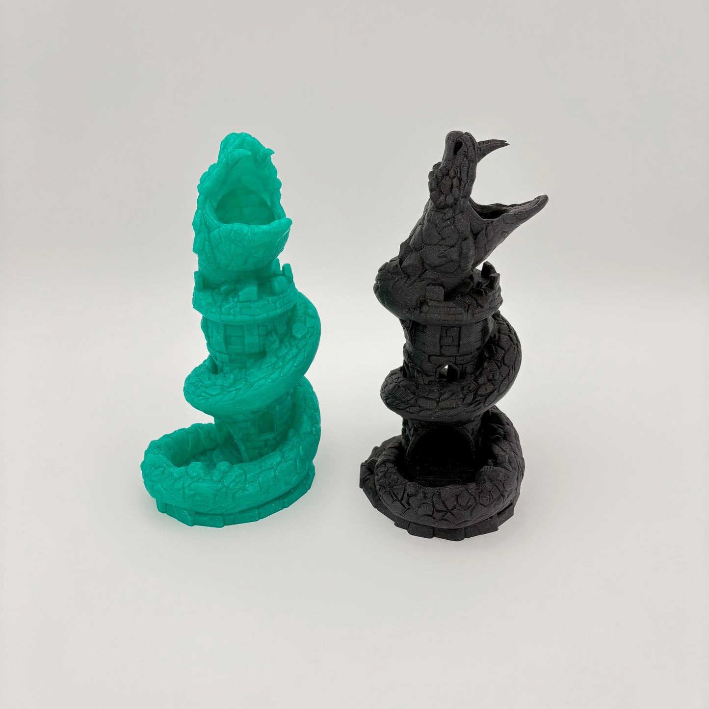 Basilisk Dice Tower - Unique 3D Printed for DnD, RPG, Tabletop Gaming -Approx. 8.5" Tall