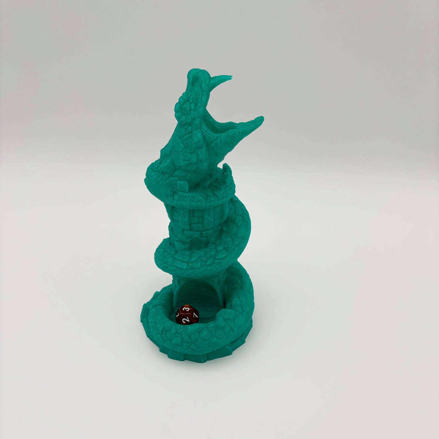 Basilisk Dice Tower - Unique 3D Printed for DnD, RPG, Tabletop Gaming -Approx. 8.5" Tall