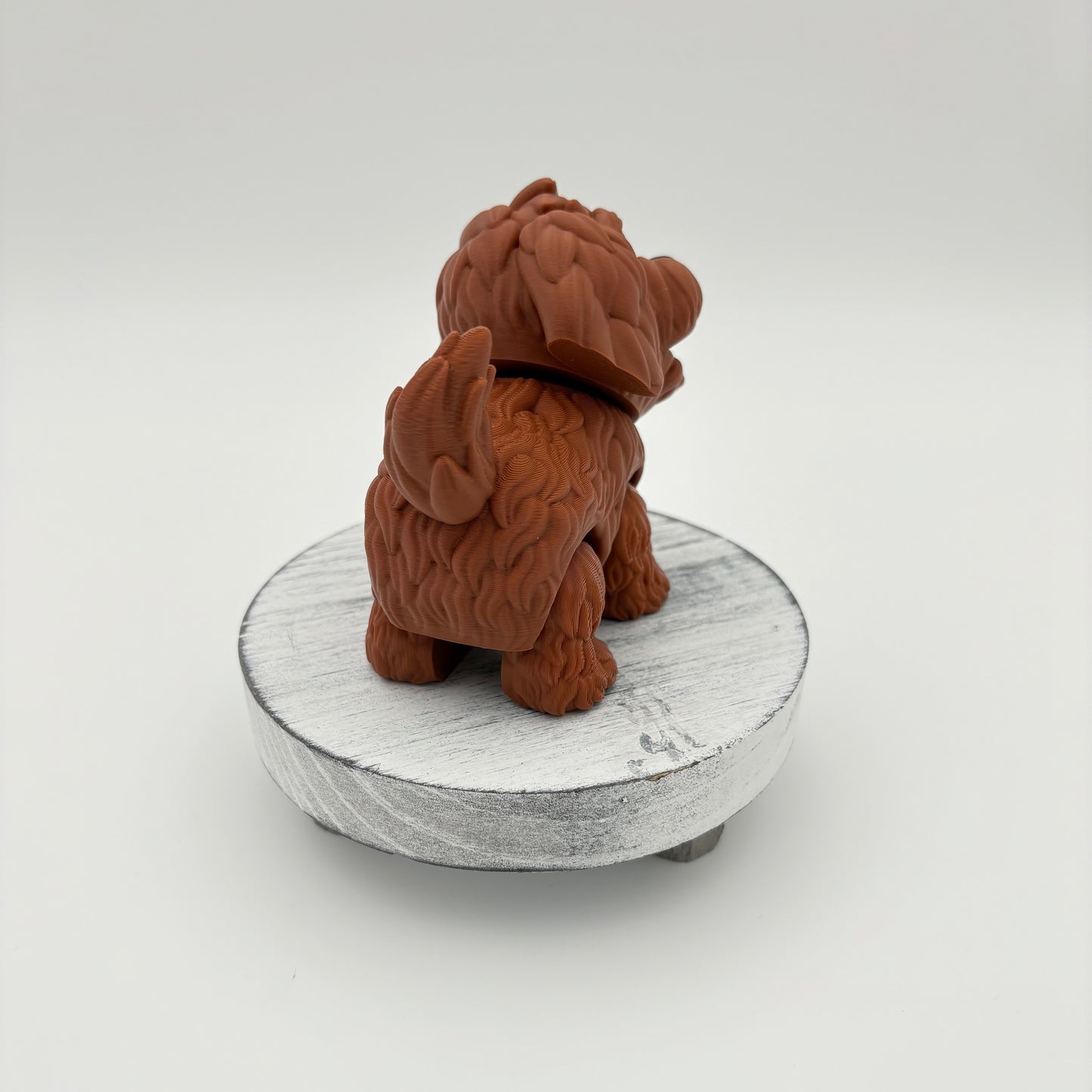 Cute Flexi LabraDoodle - Articulated 3D Printed Dog, Fidget Toy (approx. 4" long)