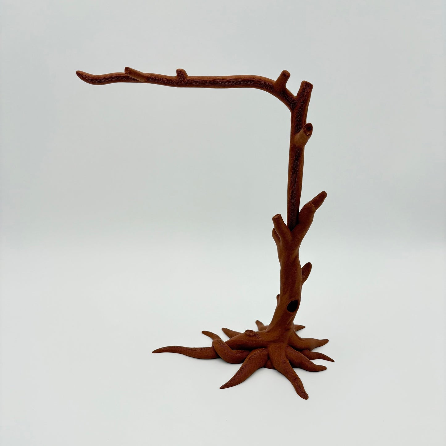 3D Printed Tree Display - Holds Monkeys, Bats & More - Fantasy Stand in 3 Colors (approx. 10" Tall)