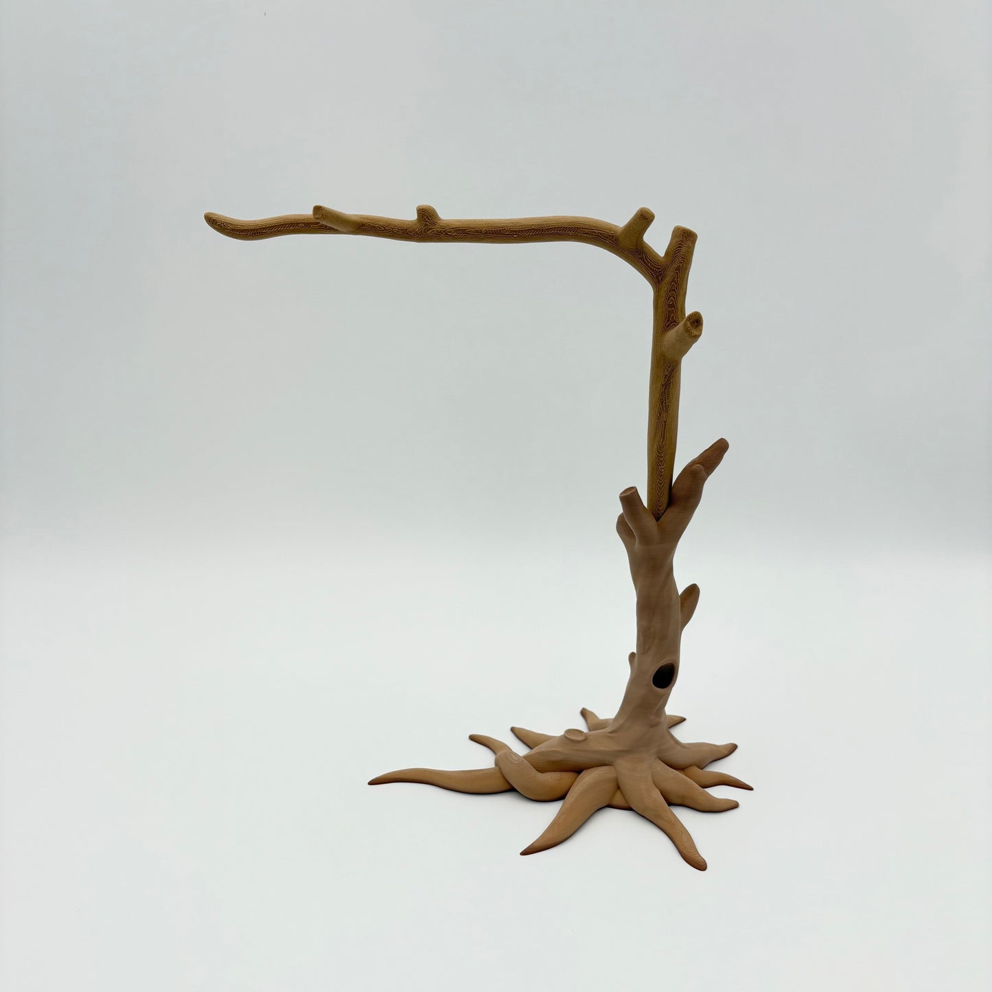3D Printed Tree Display - Holds Monkeys, Bats & More - Fantasy Stand in 3 Colors (approx. 10" Tall)