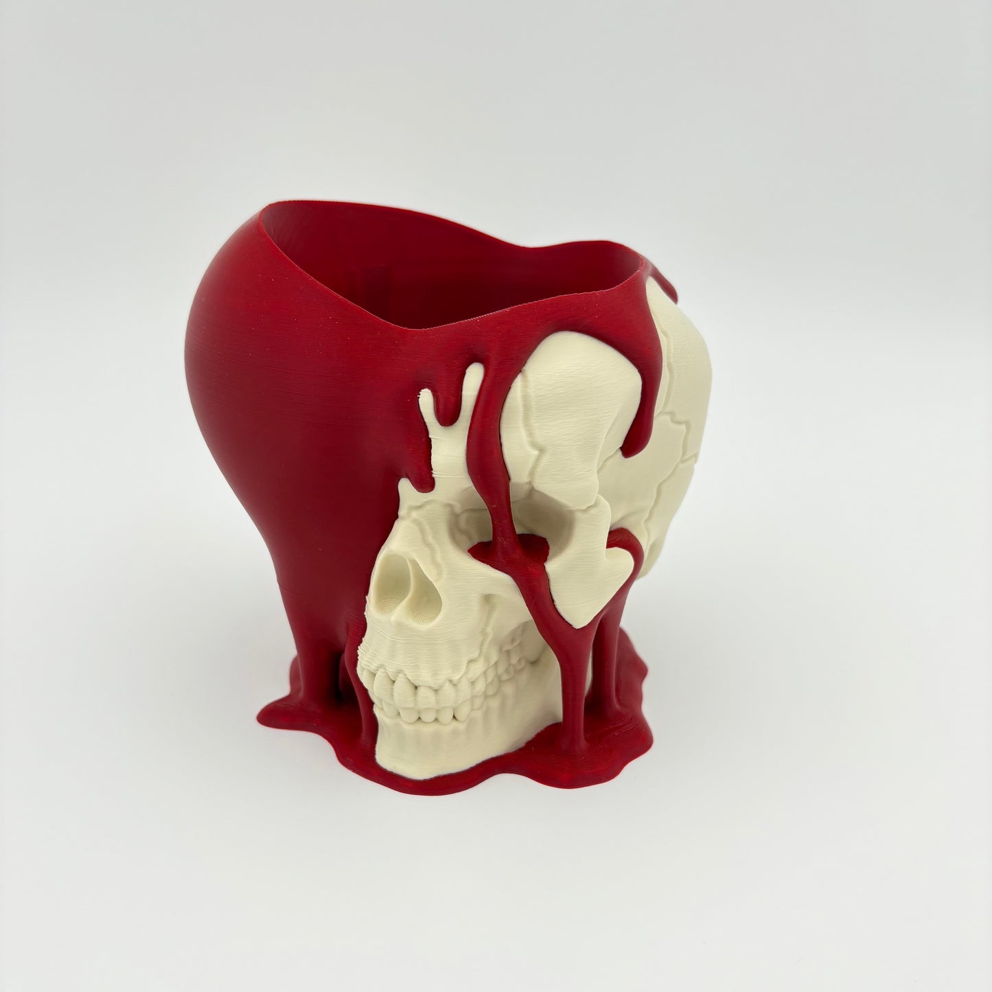 Love Decay Gothic Heart Container - 3D Printed Gothic Romance for Crystals, Candy or Keys