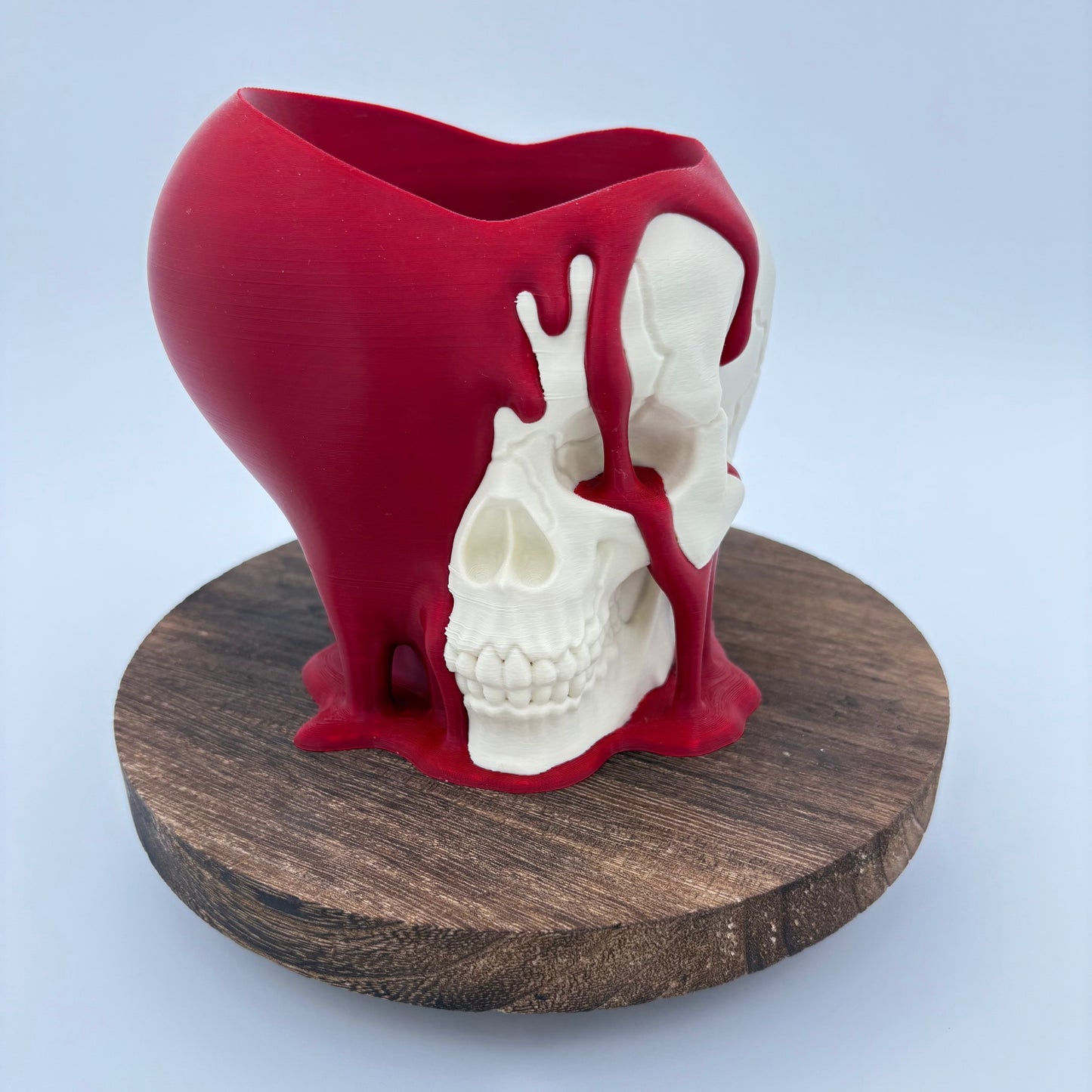 Love Decay Gothic Heart Container - 3D Printed Gothic Romance for Crystals, Candy or Keys