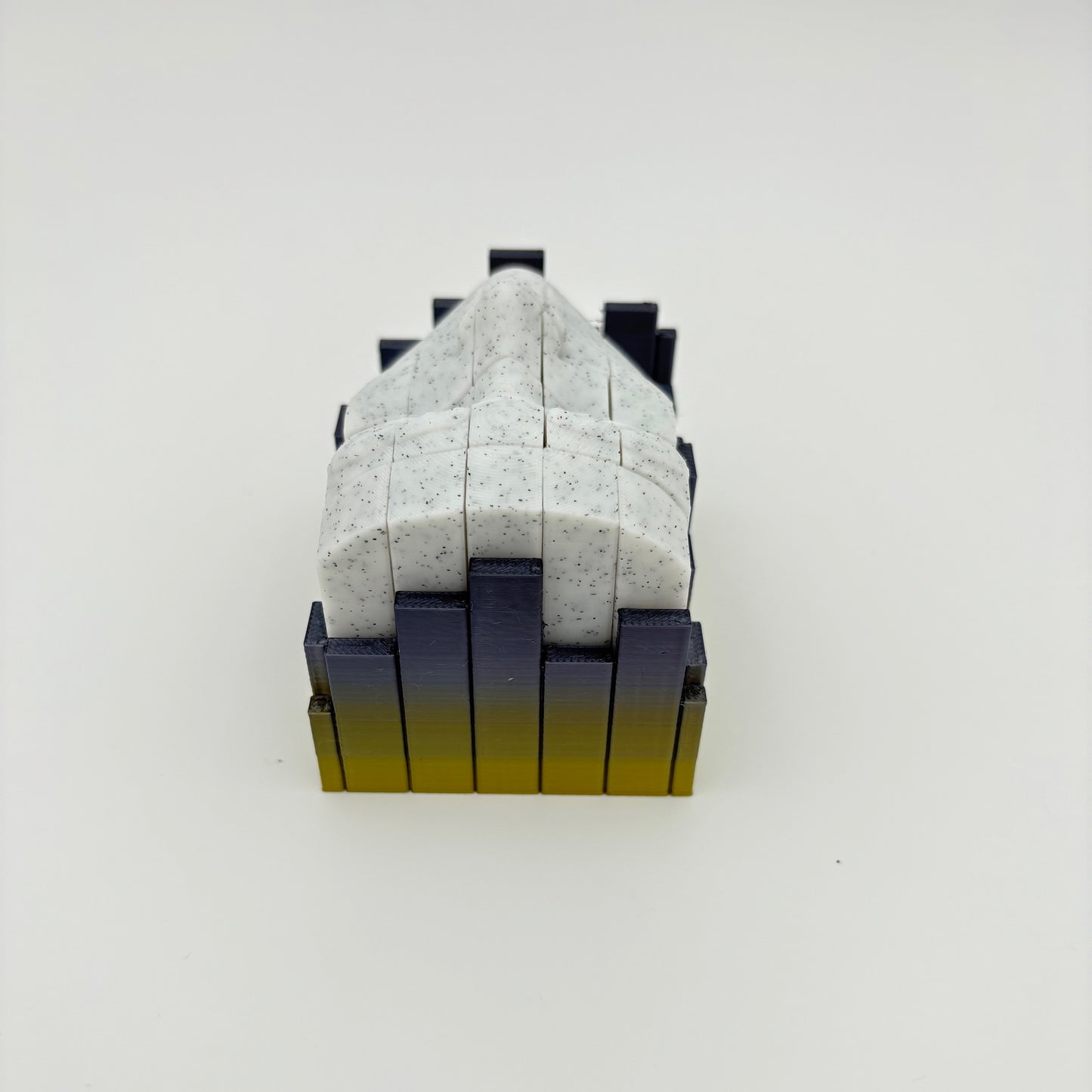Pixel Skull & Lady – Flexi Wall Art - Fidget-Friendly 3D Print