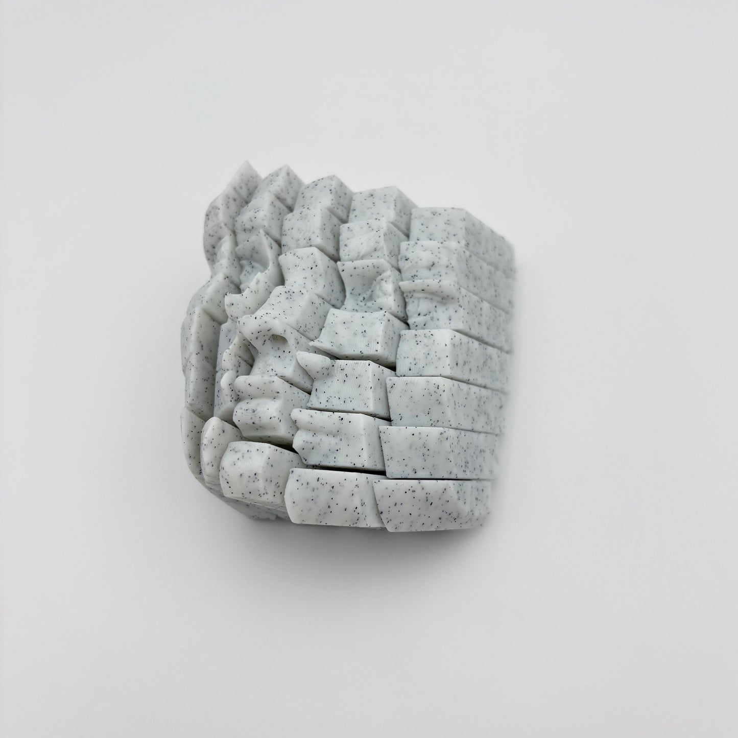 Pixel Skull & Lady – Flexi Wall Art - Fidget-Friendly 3D Print