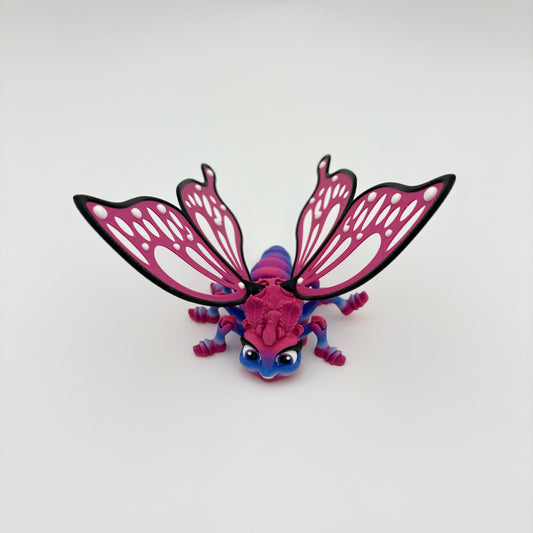 Betty Butterfly - 3d Printed Articulated Flexi Fidget Fun!