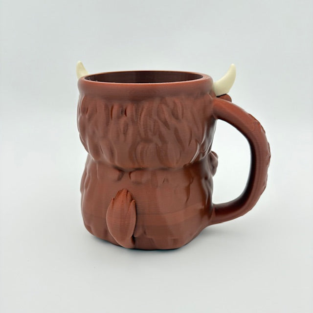 Highland Cow Ice Cream Pint Holder - 3D Printed - Cute Cow Cozy for 16oz Pints – Ben & Jerry’s Cup Sleeve
