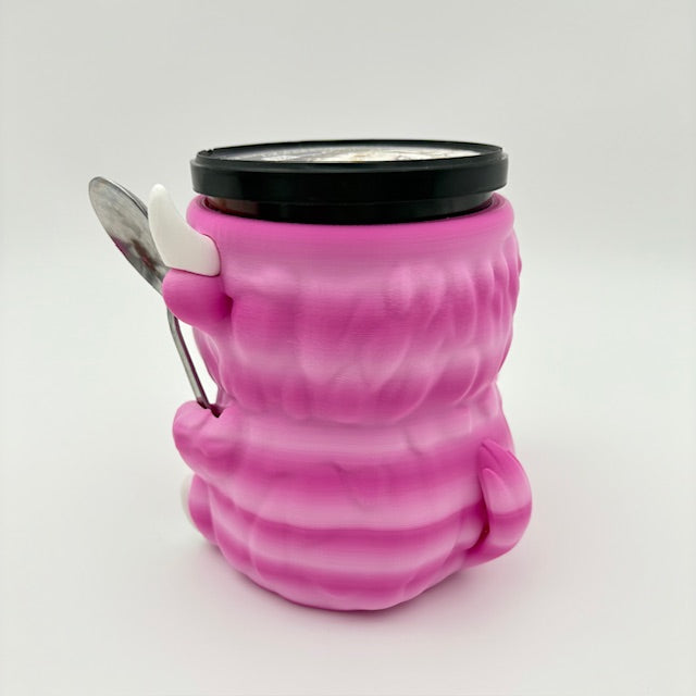 Highland Cow Ice Cream Pint Holder - 3D Printed - Cute Cow Cozy for 16oz Pints – Ben & Jerry’s Cup Sleeve